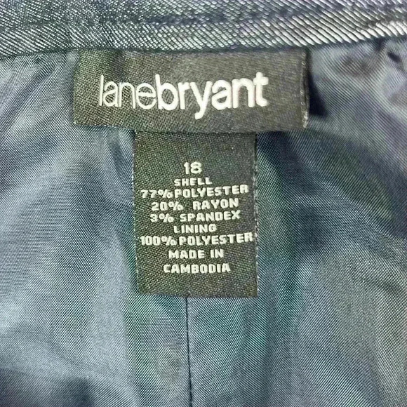 Lane Bryant Navy Pencil Skirt Women’s Size 18 Career Work Church Date Night - Picture 6 of 10